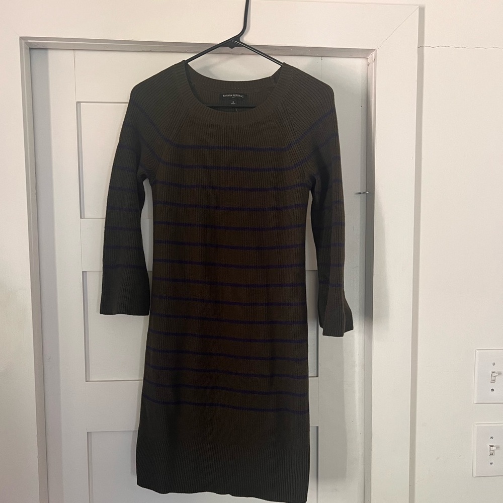Banana Republic Striped Knit Dress